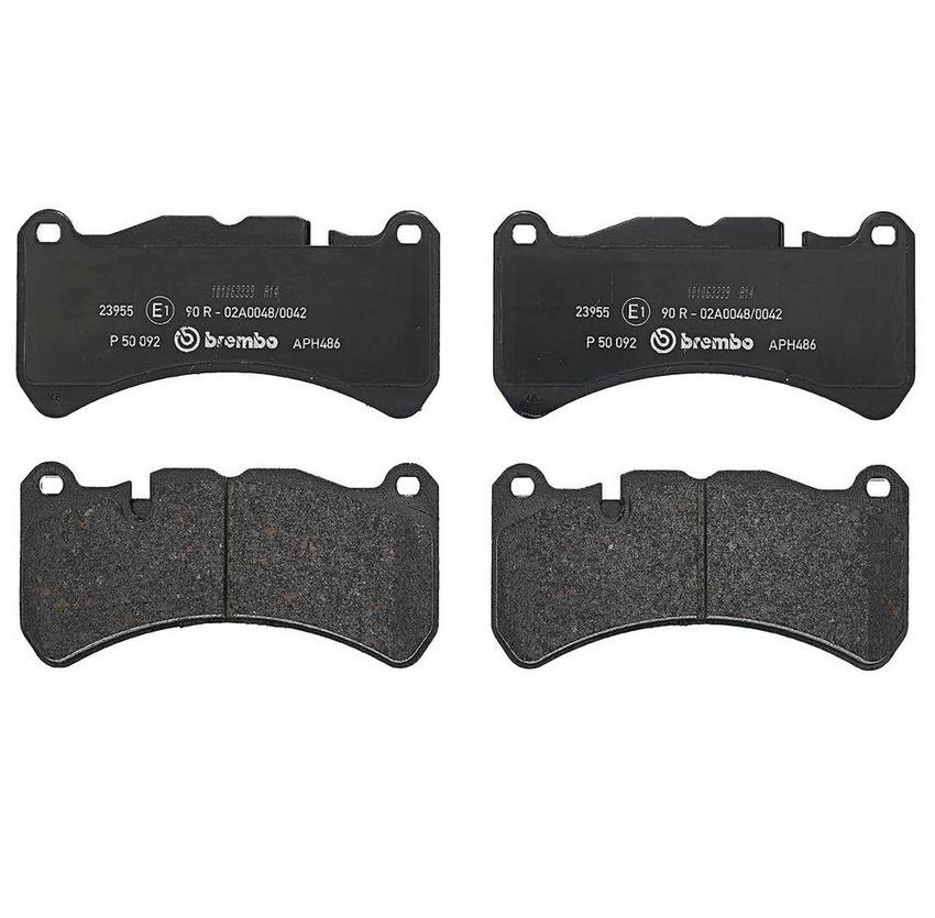 Mercedes Disc Brakes Kit -  Pads Front (Low-Met) - Brembo P50092